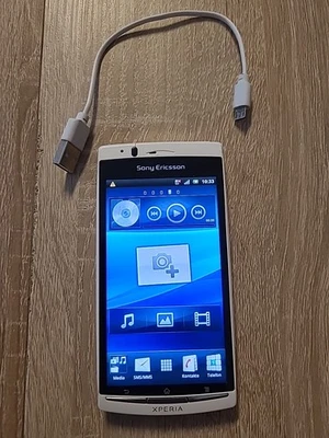 Sony Ericsson Xperia LT18i geprüft Weiß volle Funktion TOP - Bild 1 von 3