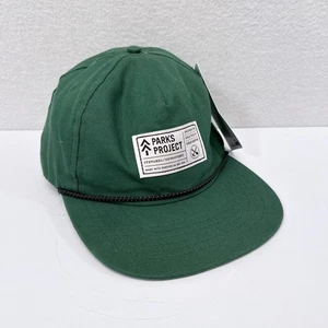 Sombrero de Cuerda Parks Project Talla Única Gorra Ajustable Verde Senderismo Exterior Hecho en EE. UU. - Imagen 1 de 7