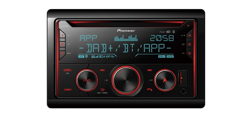 Pioneer FH-S820DAB Ricevitore multimediale per auto Nero 200 W Bluetooth - Immagine 1 di 1