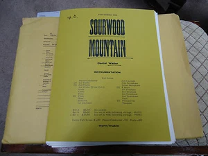 Sourwood Mountain Walter 1955 arrangiamento spartiti orchestra completo - Foto 1 di 1