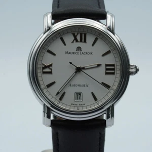 MAURICE LACROIX PONTOS AUTOMATIK HERREN UHR STAHL 68775 ARMBANDUHR ML203 - Bild 1 von 9