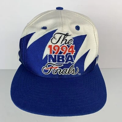 VTG 1994 NBA Finals Shark Tooth Logo Athletic Wool Rockets Hat Sharktooth Blue - Image 1 of 4