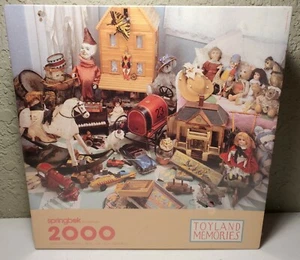 Sealed Springbok TOYLAND MEMORIES 2000 Piece Puzzle PZL9405 34" x 42.5" NEW - Picture 1 of 1