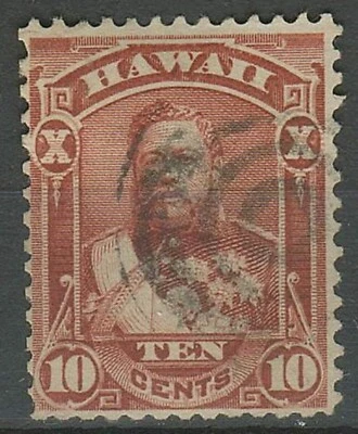  United States - Hawaii 1884 ☀ 10 Cent ☀ Used - Image 1 of 2