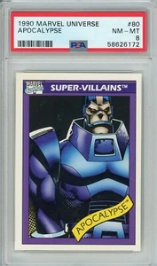 1990 Marvel Universe #80 Apocalypse PSA 8 - Picture 1 of 2