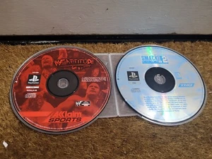 PS1 WWF Attitude Smackdown 2 Know Your Role Playstation 1 - Disc Only - Picture 1 of 1
