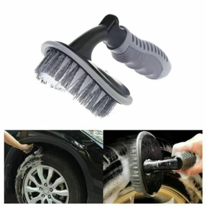 Car Wheel Cleaning Brush Tire Rim Scrub Washing Vehicle Detailing Cleaner Tool - Picture 1 of 11