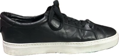 J SLIDES Sneakers Womens 8 M Black Leather Scales Lacee Cut Platform Athletic - Image 1 of 4