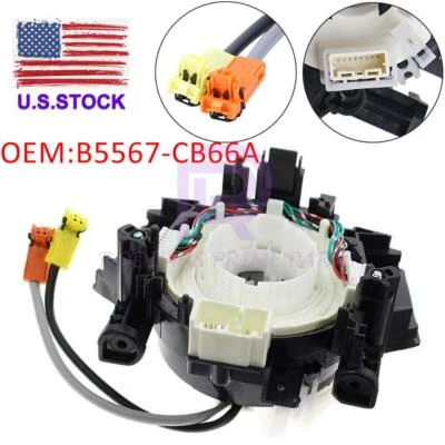 Clock Spring Spiral Cable B5567-CB66A for 2008-2013 Nissan Versa Murano Rogue US - Изображение 1 из 4