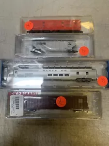 N Trains Red Caboose BLMA Bachmann (X4) Lot - Picture 1 of 14