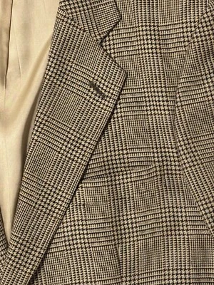 Chaqueta de abrigo deportivo Joseph & Feiss de tweed a cuadros de cañada mezcla de lana y seda para hombre - 42r Foto 1 de 4