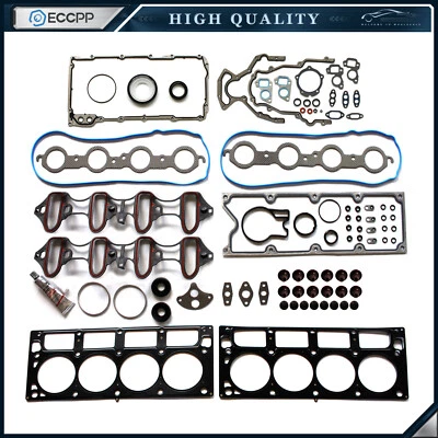 Juego completo de juntas 2001-2003 aptas para Chevrolet Silverado 1500 HD 6,0 L HS26192PT Foto 1 de 4