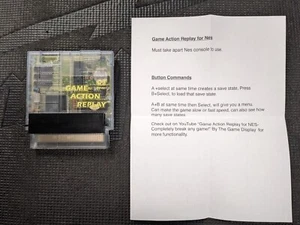 Sistema de entretenimiento Game Action Replay SV-801 NES Nintendo sin probar - Imagen 1 de 2
