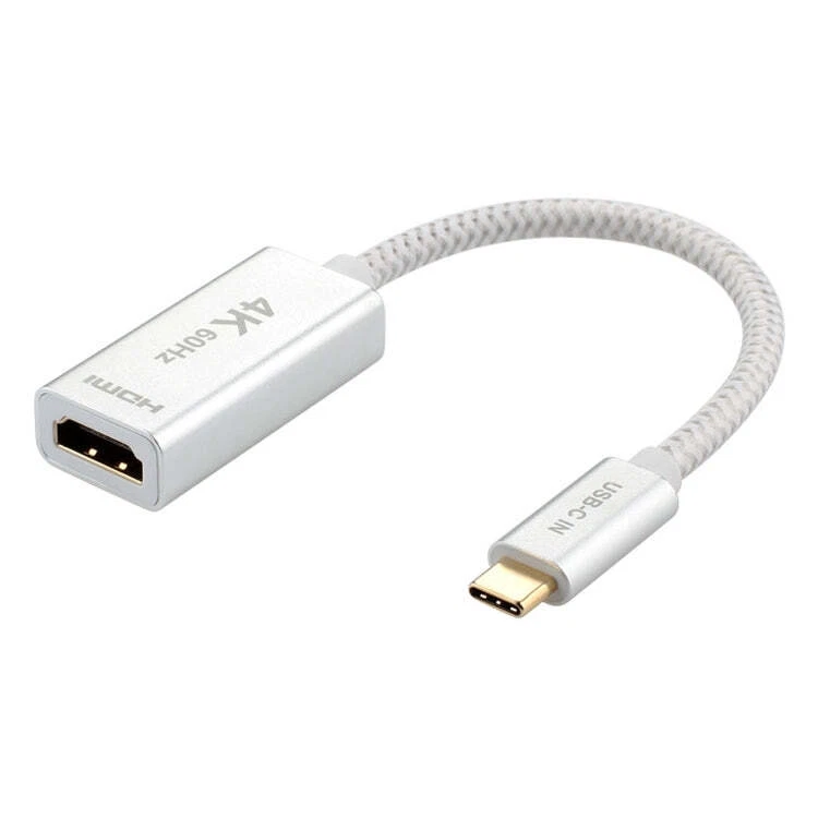 USB 3.1 Type-C Male to HDMI Female Video Adapter Cable, Length: 20cm - Image 1 of 4
