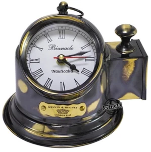Reloj de Escritorio Victoriano Latón Hecho a Mano Portátil Ligero Aspecto Vintage Reloj Regalo - Imagen 1 de 4