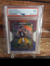 2022 Prizm Football Kenny Pickett Red White Blue #301 Rookie RC PSA 9 