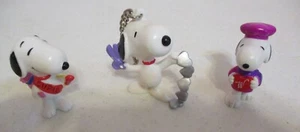 Cacahuetes-3 Snoopys-2"-2.5" Alto-San Valentín-Vintage-Como se muestra - Imagen 1 de 4