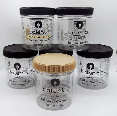 Tarros de almacenamiento sin BPA 1-Pt tapa de tornillo lote de 6 multiproyecto envío/devolución gratuitos Foto 1 de 4