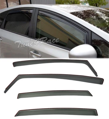 Para Toyota Prius V 11-18 Viseras Ventana Lateral Protectores de Lluvia Deflectores en Canal Foto 1 de 4
