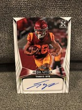 Travis Dye 2023 Leaf Draft Rookie RC Auto USC Oregon BA-TD2 NM