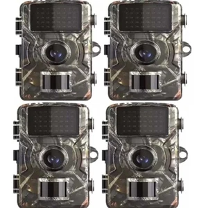 1/2/4 Pack Wildlife Hunting Trail Camera 1080P Game Camera with Night Vision - Picture 1 of 23