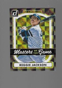 Yankees  Reggie Jackson,  Donruss, Masters of the Game, Silver,  255/349