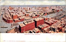 1904, Bird's Eye View, CHICAGO, Illinois Postcard - V.O. Hammon