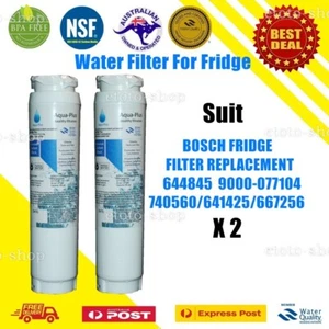 2X Bosch UltraClarity 644845 Premium Compatible Water Filter 9000 077095 077096 - Picture 1 of 6