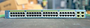 Cisco Catalyst WS-C2960-48PST-L 10/100 PoE 48-Port, 2x Gigabit, 2x SFP - Switch - Picture 1 of 8
