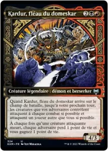 MTG Magic KHM FR Showcase - Kardur, Doomscourge/Kardur, fléau du domeskar - Picture 1 of 1
