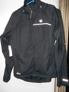 PEARL IZUMI  ZIP UP BLACK & WHITE color Windbreaker Jacket Women - Size M   NWOT - Bild 1 von 4