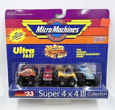 Micro Machines #33 Super 4x4 Collection NIB NOS MOC Sealed 1988 VW Bug Nomad - Image 1 of 4