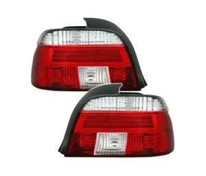 set luci posteriori per BMW 5 E39 berlina 1995 1996-2000 rosso bianco fanale ... - Picture 1 of 4