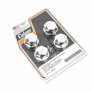 HEADBOLT COVERS (Chrome) Harley Evolution TwinCam FL / FX / XL 1985-Up .. 2024-4 - Bild 1 von 4