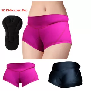 Damen Fahrradunterwäsche Gel 3D gepolsterte Hose Fahrradslip Radunterwäsche Shorts - Bild 1 von 9