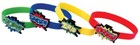 12  Super Hero Bracelets - Pinata Toy Loot/Party Bag Fillers Wedding/Kids 
