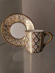 Nymphenburg collector's cup mocha cup saucer Art Nouveau 1st Wahl Top - Picture 1 of 11