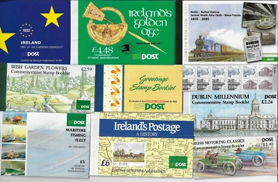 IRELAND 1982-2009 COLLECTION OF 20 UNEXPLORED FULL BOOKLETS WITH COVERS - Image 1 of 2