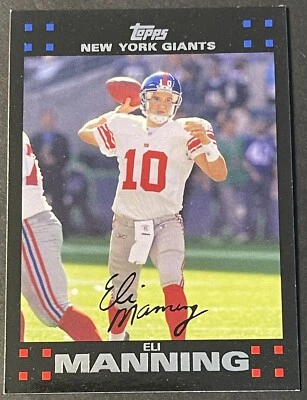 Eli Manning #30 2007 Topps New York Giants - Image 1 of 2