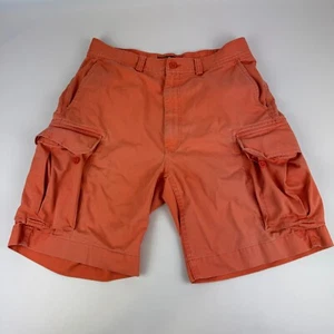 Vintage Polo Ralph Lauren Mens Size 36 Cargo Shorts Distressed Pink - Picture 1 of 6