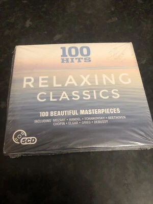 100 Hits - Relaxing Classics - 5 Disc CD Set NEW SEALED - Image 1 of 2