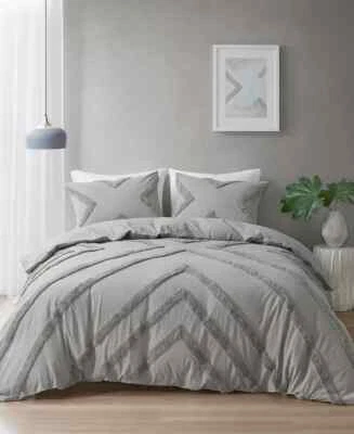 Urban Habitat Beck 2-Pc. Duvet Cover Set, Twin/Twin Xl - Gray  UH12-2451 - Image 1 of 4