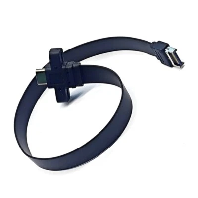 USB3.2 Gen2x2 Type C Front Panel Extension Cable for Efficient Data Transmission - Image 1 of 4