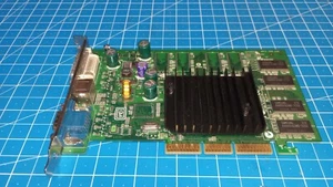 Dell Nvidia GeForce FX 5200 128 MB AGP 8X DVI VGA S Video Graphics Card - Works - Picture 1 of 5