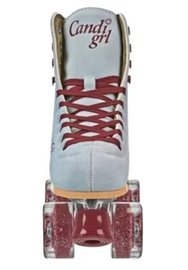 Patín sobre ruedas Roller Derby Candi Carlin - azul/borgoña talla 5 para mujer - Imagen 1 de 8
