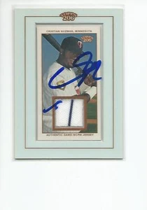 CRISTIAN GUZMAN Autographed Signed 2002 Topps Relics Jersey card Minnesota Twins - Picture 1 of 1