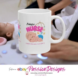 PEDIATRIC NURSE COFFEE MUG. Enjoy your coffee with this delightful design. - Picture 1 of 6