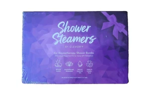 Aromatherapie Duschdampfer von Cleverfy 6 Stück Duschbomben natürliche ätherische Öle - Bild 1 von 2