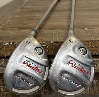 ADAMS REDLINE RPM FAIRWAY WOODS SET TIGHT LIES 3 + 5 ULTRALITE 45g WOMEN’S FLEX - Image 1 of 4