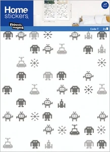 Stickers vitres dépolis occultants Jeu de l'espace 2 planches 67 cm x 49 cm - Imagen 1 de 1